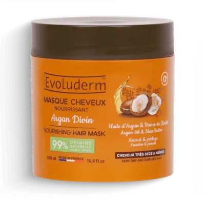 Masque Cheveux Nourrissant Argan Divin
