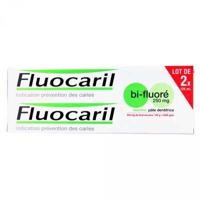 Fluocaril Bi-Fluoré 250 mg Menthe Lot de 2