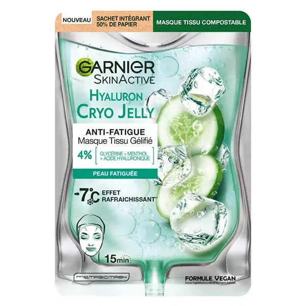 Masque Tissu Gélifié Anti-Fatigue Hyaluron Cryo Jelly