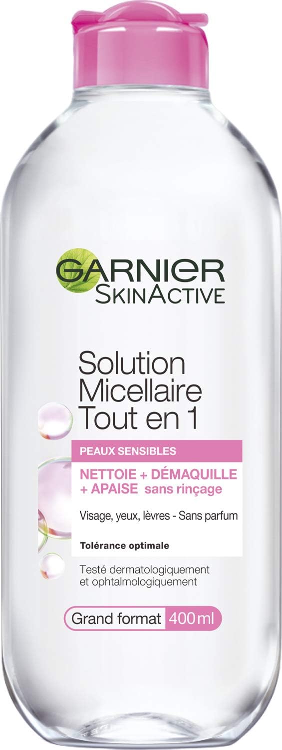 "Solution micellaire lactée Tout en 1 Peaux Sensibles"