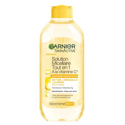 Solution Micellaire Tout en 1 à la Vitamine C PEAU TERNE