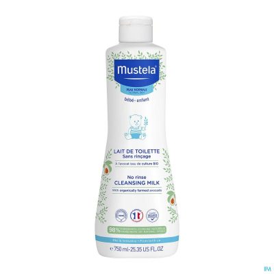 LAIT DE TOILETTE SANS RINCAGE A L'AVOCAT BIO 750 ML