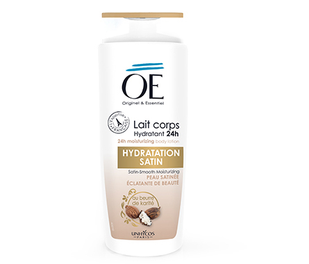 LAIT CORPS OE HYDRATATION SATIN AU BEURRE DE KARITE 500ML