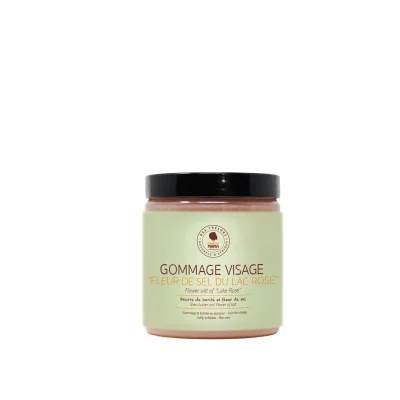 Gommage visage doux "Fleur de sel du Lac Rose"
