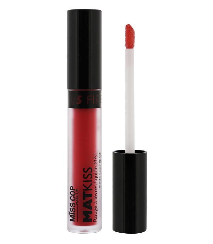 Rouge à lèvres liquide mat #05 Fire- MAT KISS